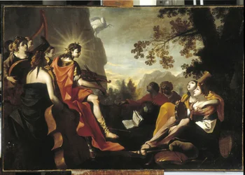 Apollo and the Muses on Mount Parnassus
