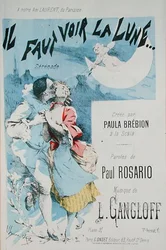 Front cover of a score for 