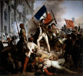 Fighting at the Hotel de Ville, 28 July 1830