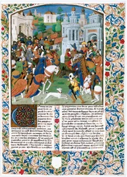 Chronicle of the Bouquechardiere, world-history composed by Jean de Courcy, seigneur de Bourg-Achard