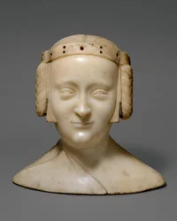 Tomb Effigy Bust of Marie de France, c.1381