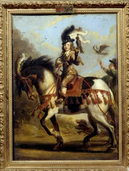 Equestrian Portrait of the Young Louis XIV Leaving for Hunting