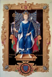 Portrait of King Philip VI of Valois