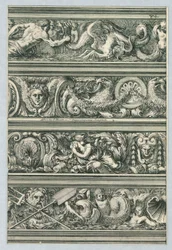 Plate from Friezes Intended for Ornamenting Architecture, Cornices, and Other Architectural Elements
