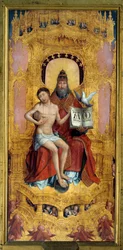 Anchin Polyptic: The Trinity (central part)