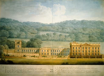 The West Front of Chatsworth House