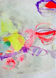 Dynamic Brushstrokes and Organic Shapes