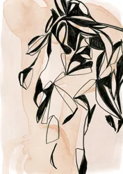 Flowing Abstract Botanicals