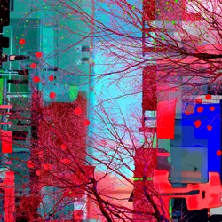 Vibrant Abstract Branches