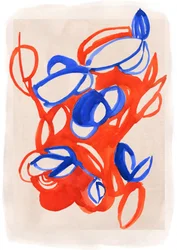 Vibrant Abstract Flora