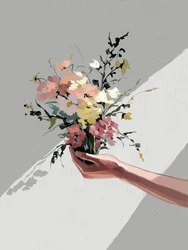 Flowers in Hand