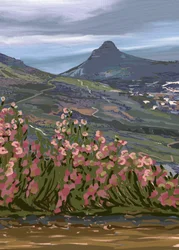 Scenic Mountain Blooms