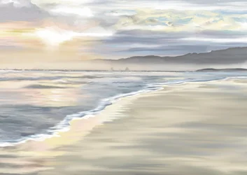 Serene Coastal Dawn