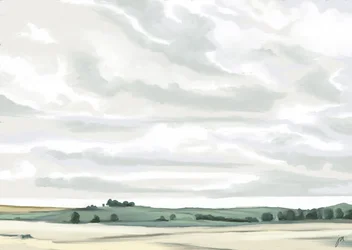Serene Countryside Landscape