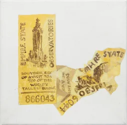Old ticket of Empire State Building