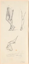 Leg and Arm Studies for the Portrait of Frederick VI