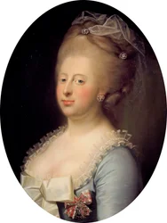 Portrait of Caroline Matilda of Great Britain 1751-1775, Queen of Denmark, 1771