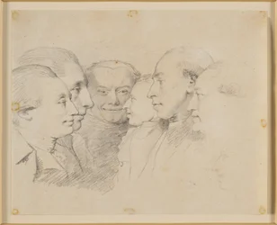 Six Portrait Heads