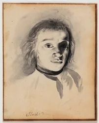 Self-Portrait by Artificial Light