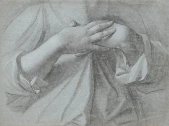 Study of a Pair of Hands, Crossed Over the Chest