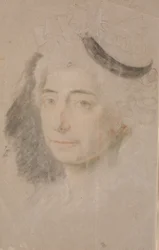 Study for a portrait of Mrs. Margrethe Elisabeth Stampe