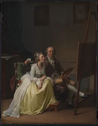 The Artist and his Wife Rosine, née Dörschel