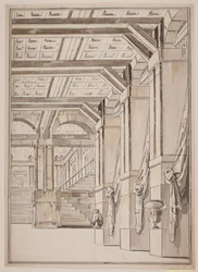 A Hall with a Staircase in the Background