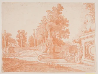 Garden with Architecture. Caprarola