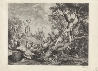 John the Baptist Preaching in the Wilderness