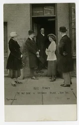 Adele Kennedy, the only guide to Greenwich Village, New York, USA