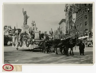 Historical Parade Float No 53: Statue of Liberty
