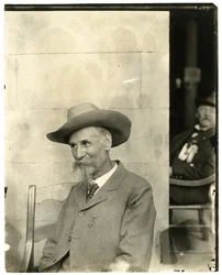 Man with hat, medal, c.1905-40