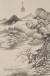 Landscape in the Style of Various Old Masters: In the Style of Dong Yuan