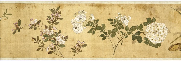 One Hundred Flowers, early 17th century (detail)