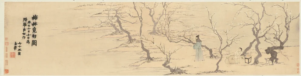 Seeking Inspiration amongst the Plum Blossoms