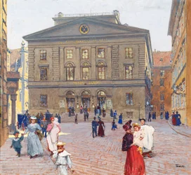 The Postal Savings Bank Building in Vienna