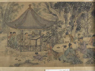 Gathering At The Lanting Orchid Pavilion