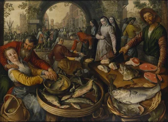 Fish Market with Ecce Homo