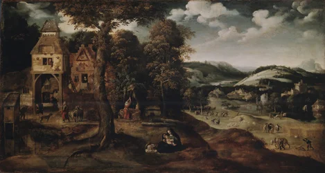 Landscape with the Flight into Egypt, ca 1524