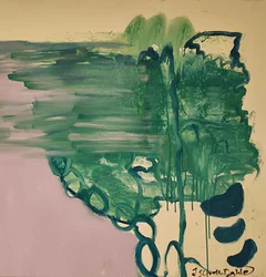 Green Flow Abstract