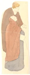 Standing Woman and Man