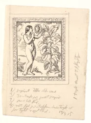 Draft for Ex Libris for Gerhard Stilling
