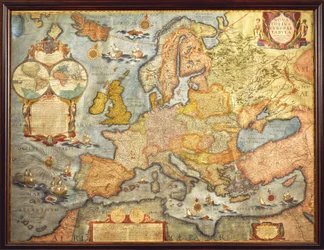 Map of Europe 1686 by Joan Blaeu