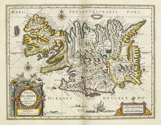 Map of Iceland, from 