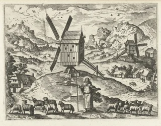 Landscape with Christ as the Good Shepherd