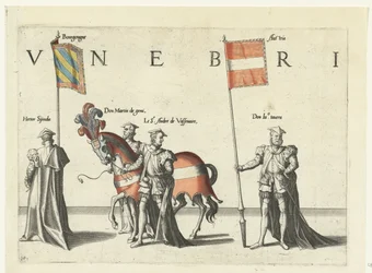 Part of the Procession, No. 10 (series title: Funeral Procession of Emperor Charles V, 1558)
