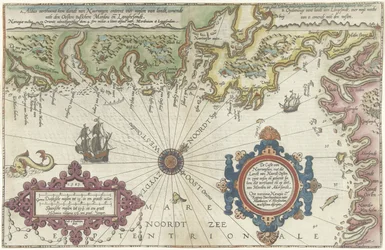 Map of the Coast of Norway and Sweden Between Merdøy and Uddevalla