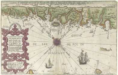 Map Part of the Coast of Norway and Sweden