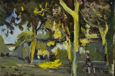 Square with Trees