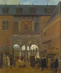 The Stock Exchange in Amsterdam, c.1675-80